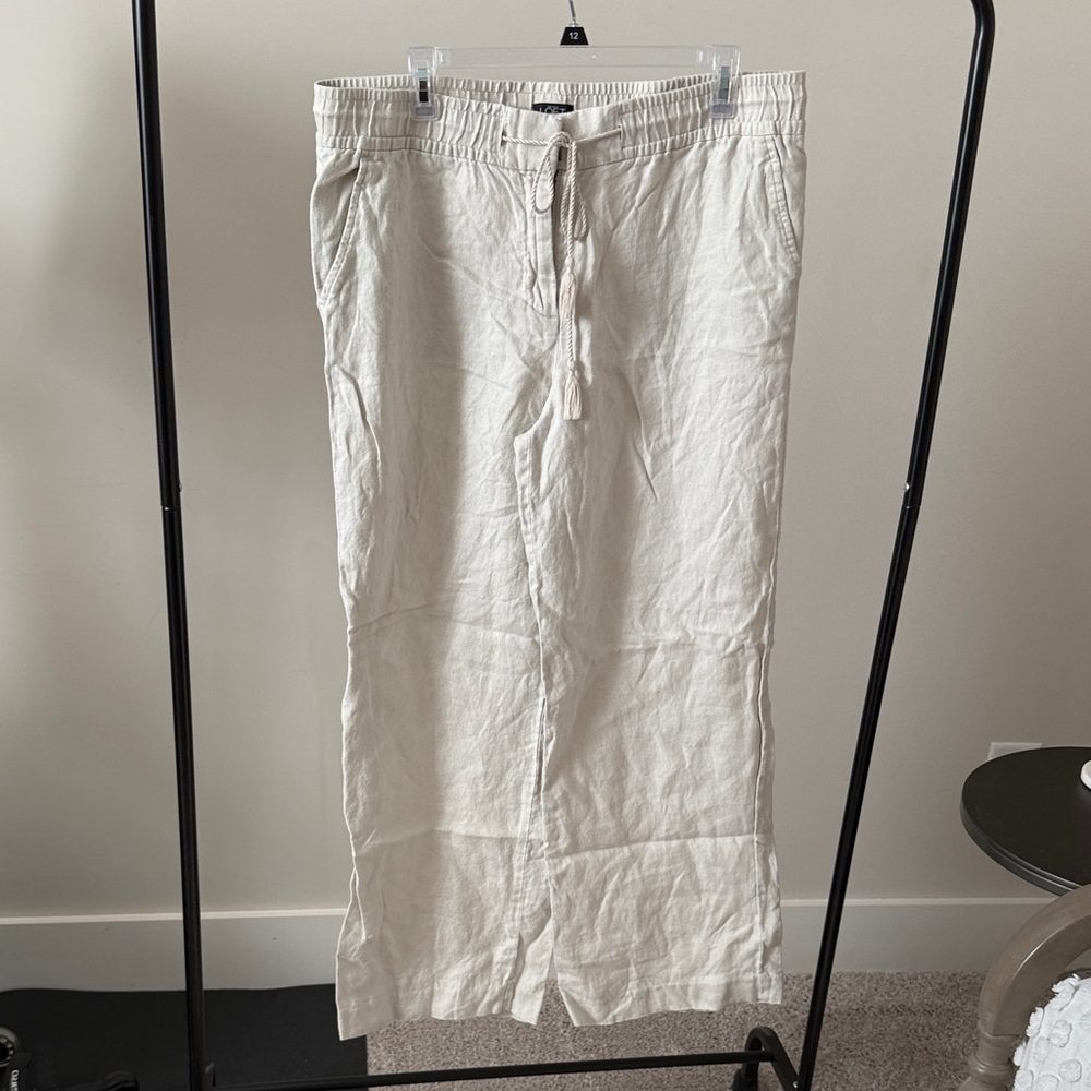 Loft Women’s Cream Linen Pants